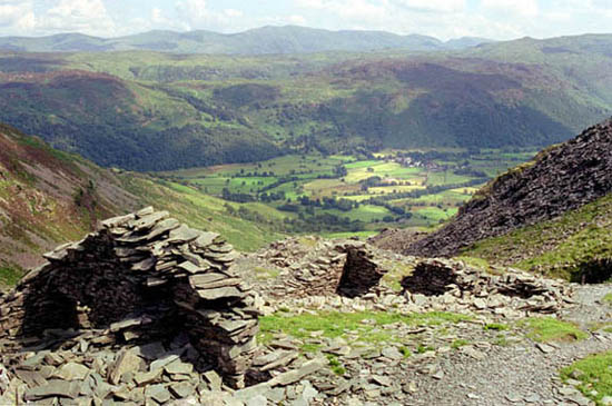 Mines above Rosthwaite