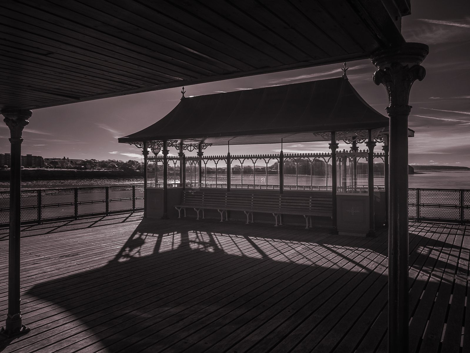 Into the Sun - Clevedon Pier
