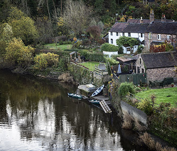 Cottages Viewed from the Iron Bridge